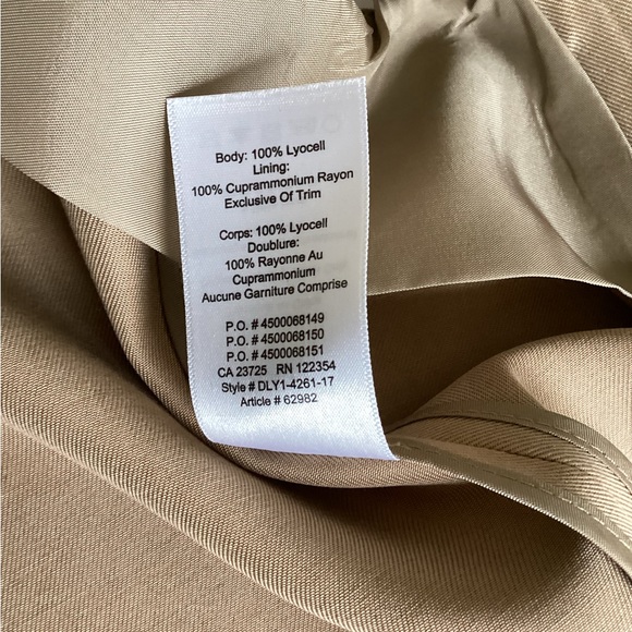 BABATON McKinley Vest Womens Medium Camel Trench Quiet Luxury Layering - Picture 10 of 14